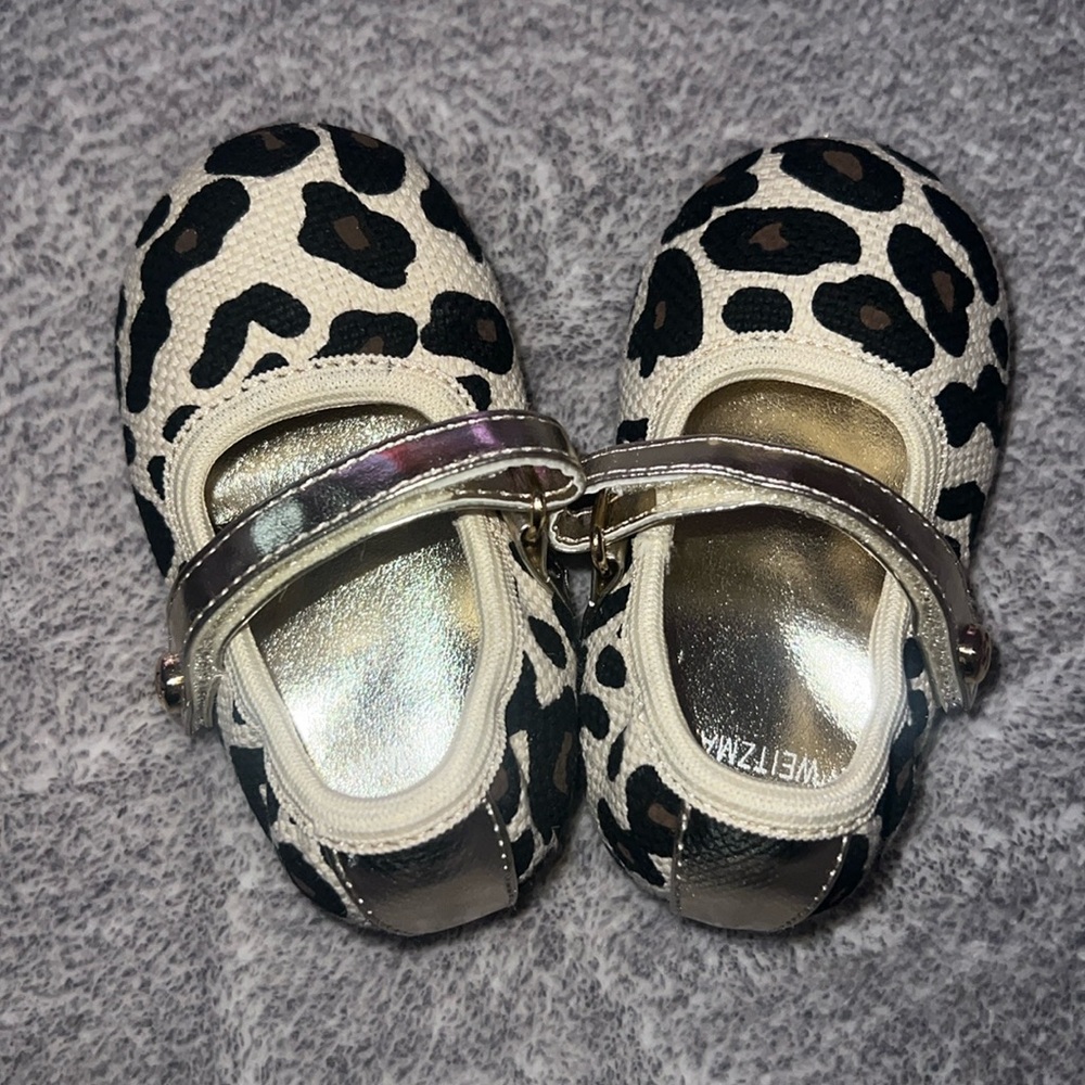 Stuart Weitzman Leopard Print Mary Janes